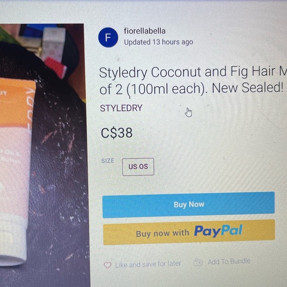 Styledry coconut and fig hair mask. Brand new never opened - Picture 2 of 2